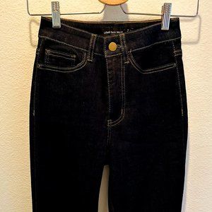 Long Tall Sally Jeans - Dark blue, straight leg, Size 4, 34" inseam